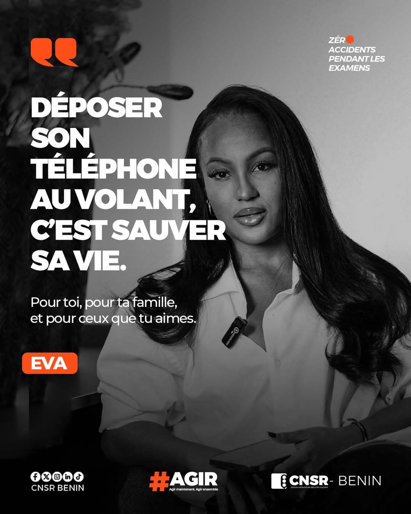 Déposer son téléphone au volant, c'est sauver sa vie - EVA